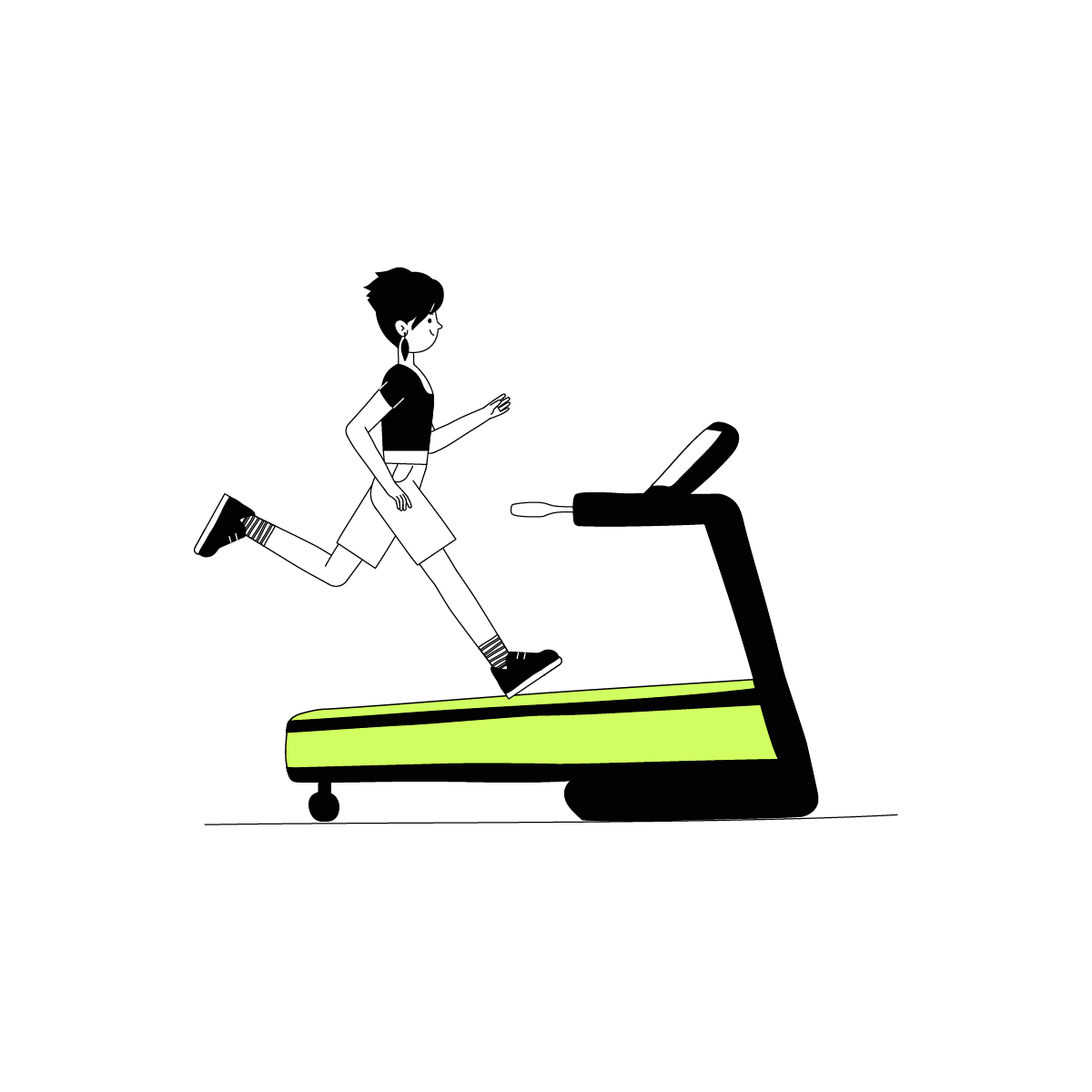 Json Fitnes Gym and Fitness Illustrations Set - JSON, Lottie, MP4, GIF