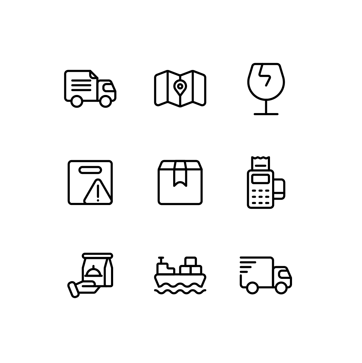 Delivery Services Icons