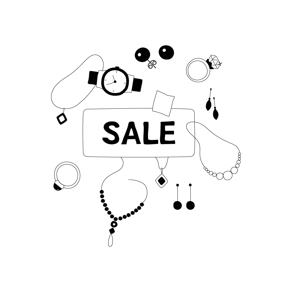 Jewelry & Accessories Illustrations