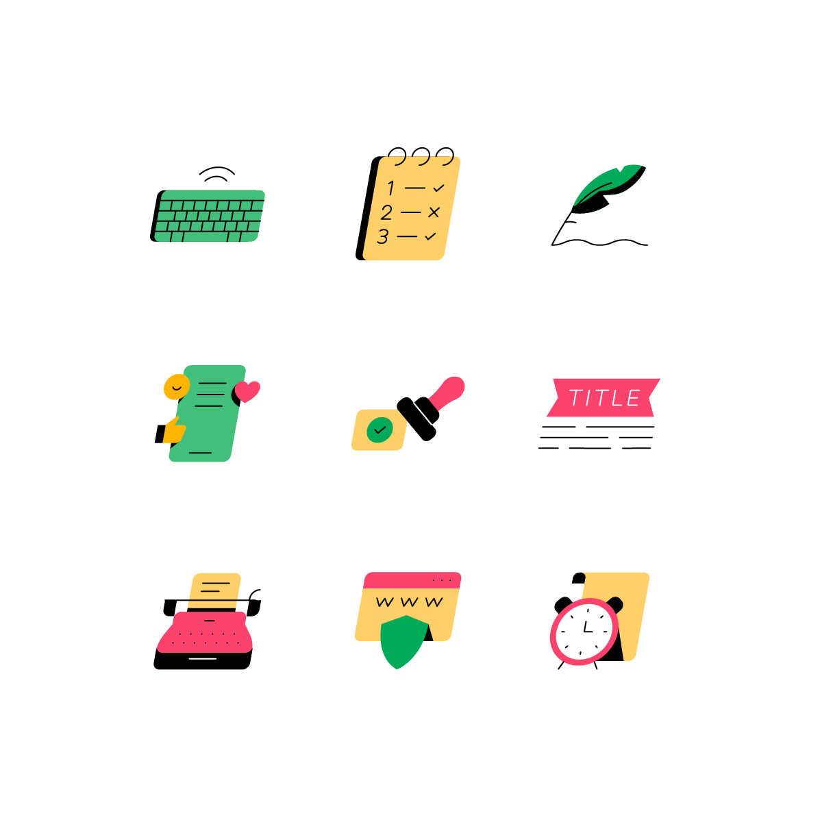 Copywriting Icons