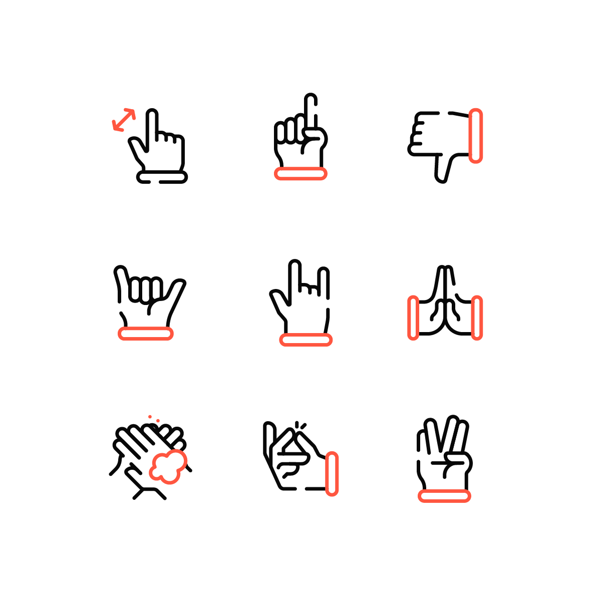 Hand Icons