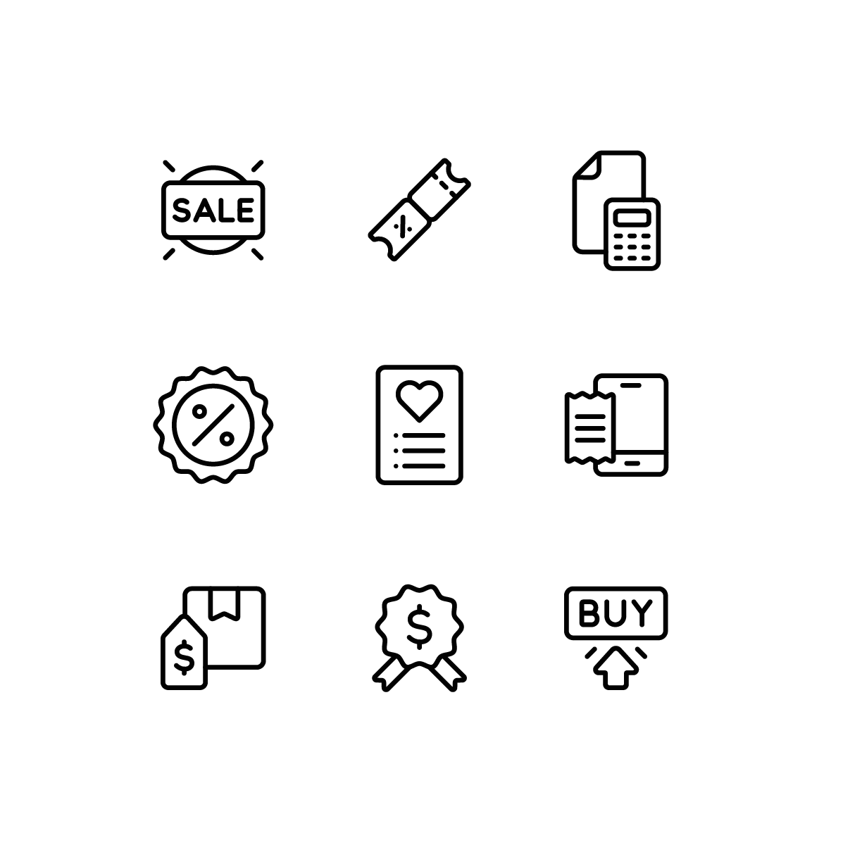 Sales Icons