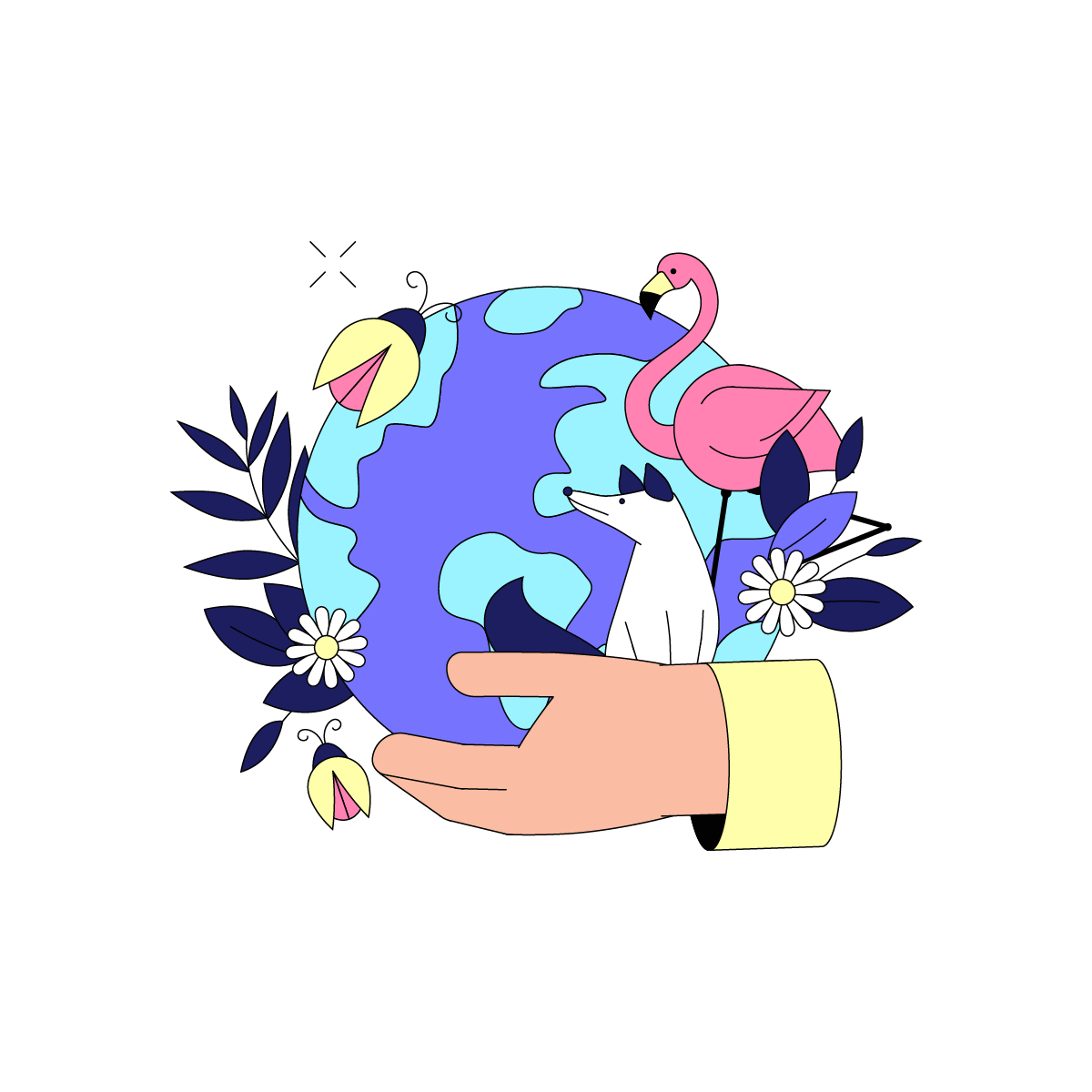 Environmental Sustainability Illustrations