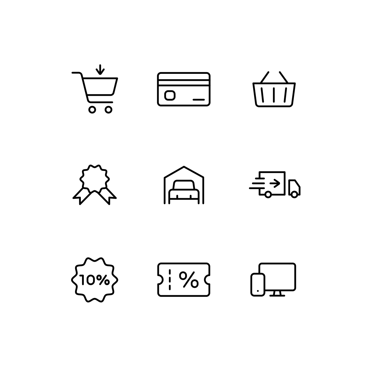 Ecommerce Icons