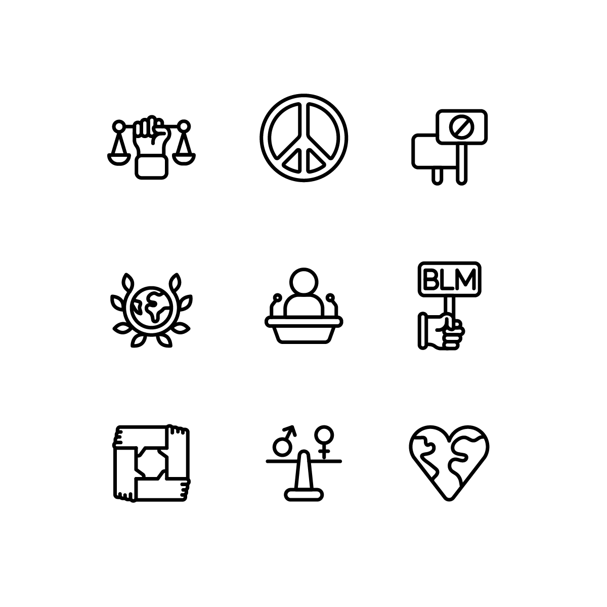 Activism Icons