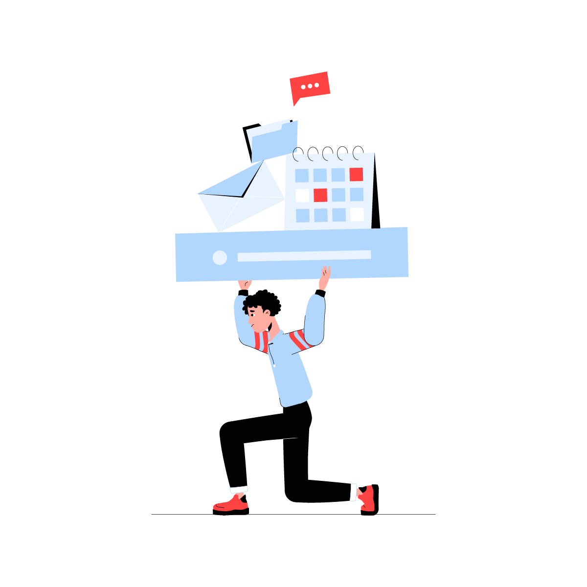 Project Animation Gif Project Management Animations Set - JSON, Lottie, MP4, GIF