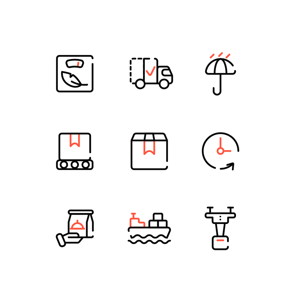 Delivery Services Icons