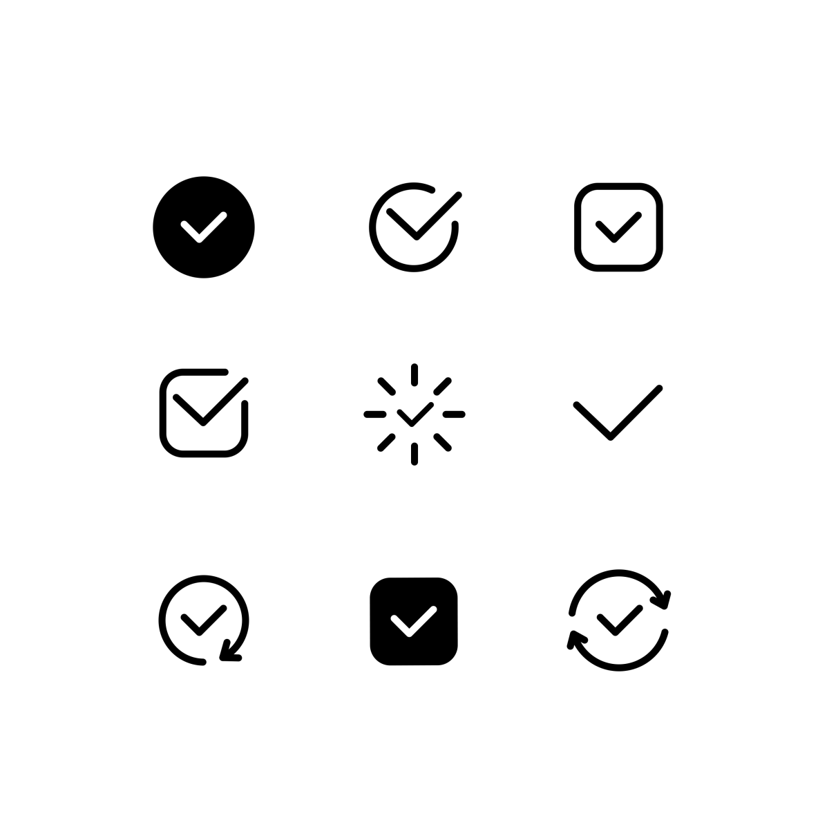 Check Mark Icons