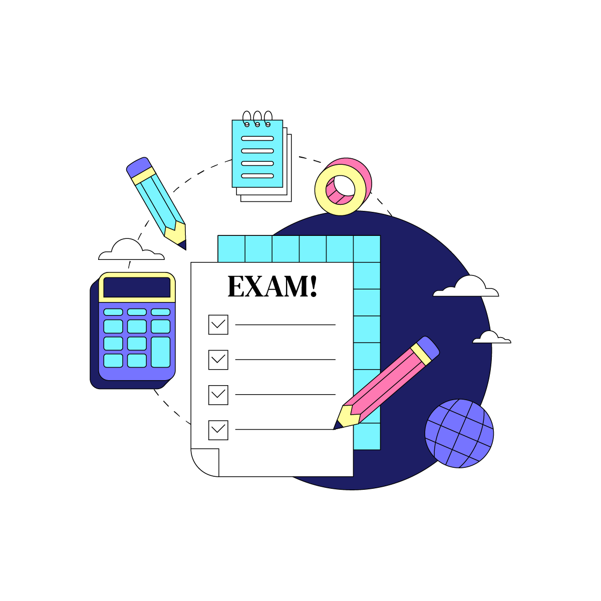 Education and E-learning Illustrations