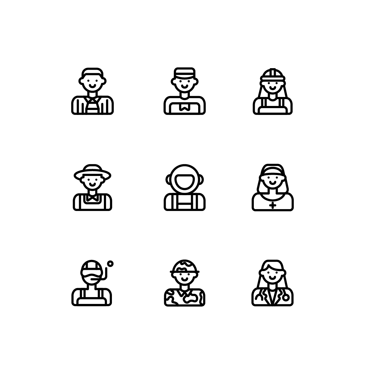 Jobs and Professions Icons