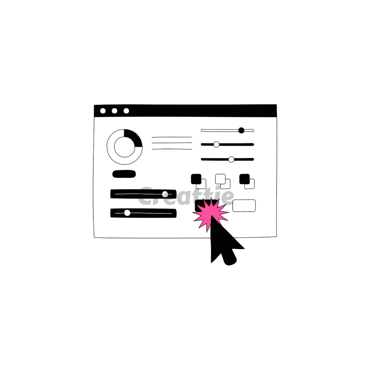 Download interface settings animation in lottie json