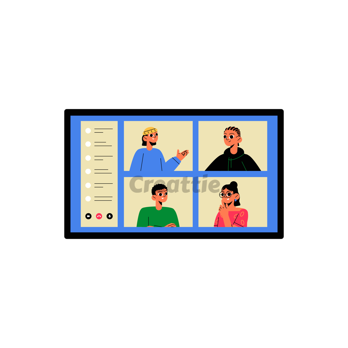 Download Video Call animation in Lottie JSON
