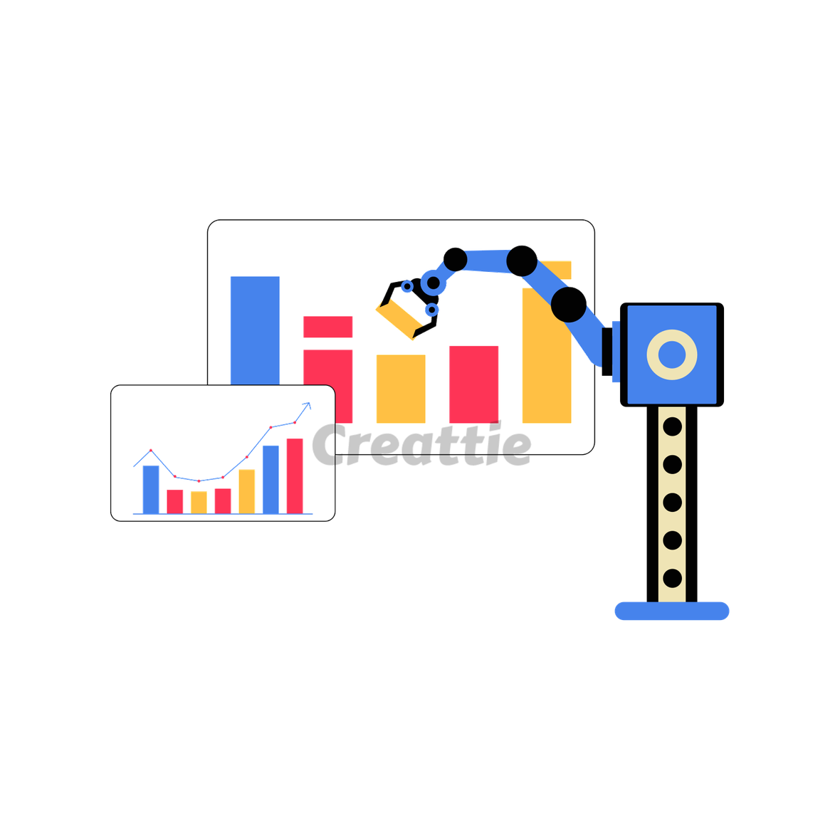 Download Automated Data Collection animation in Lottie JSON
