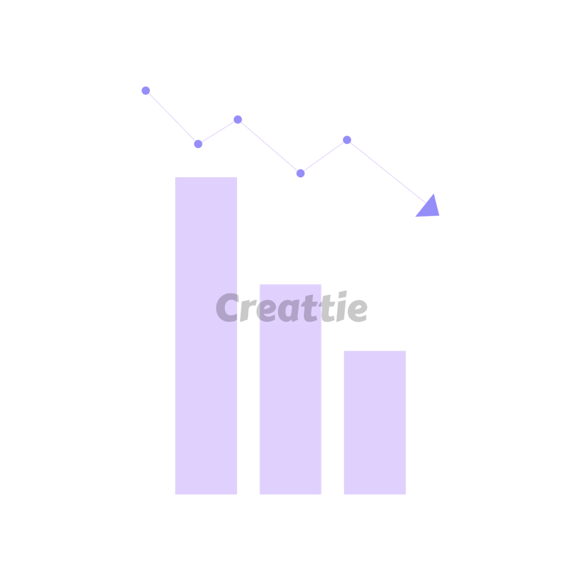 Download Downward Chart animation in Lottie JSON