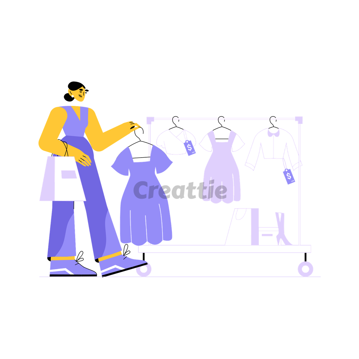 Download Clothing Store animation in Lottie JSON