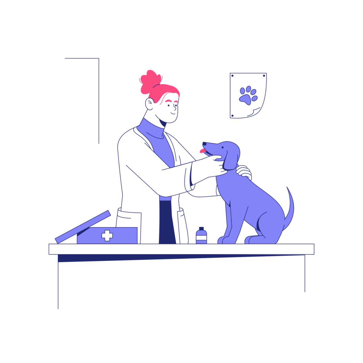 Download Veterinary Clinic animation in Lottie JSON
