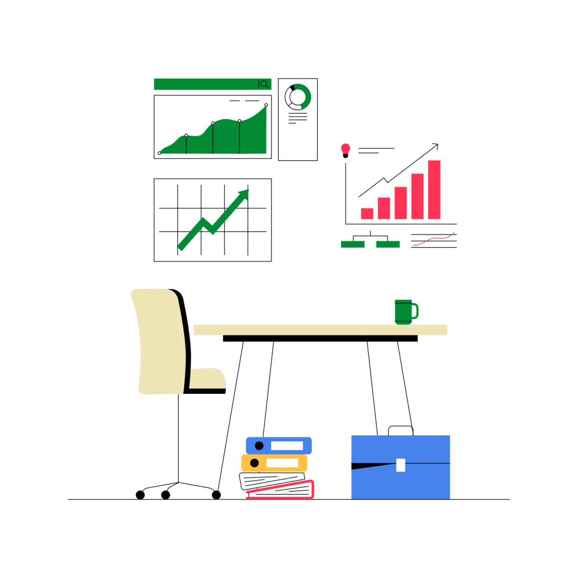 Download Workplace animation in Lottie JSON
