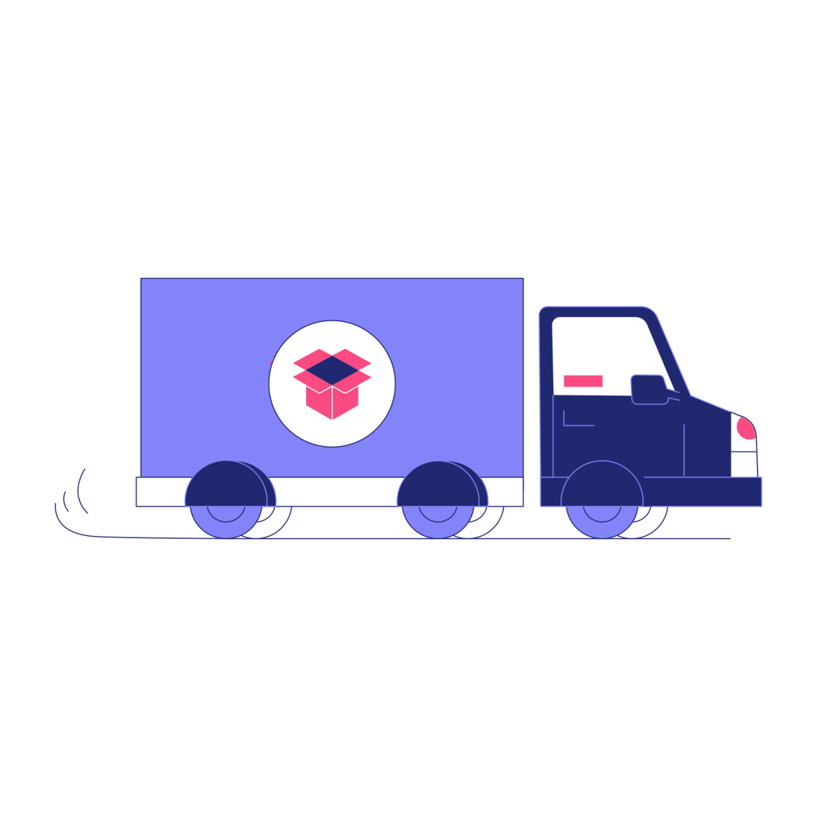 Download Delivery Van animation in Lottie JSON
