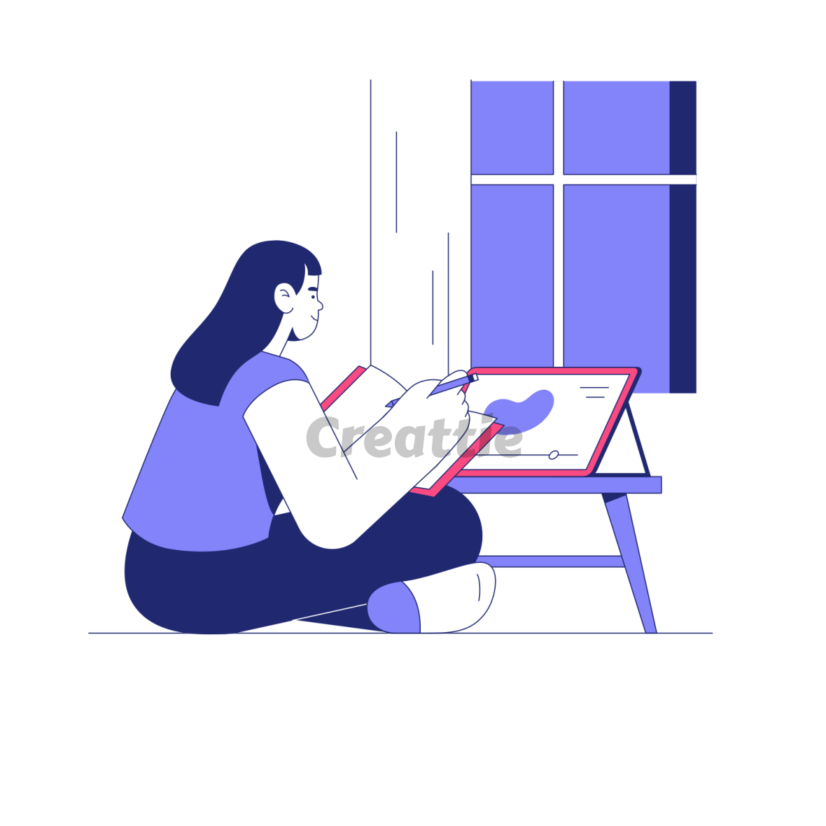 Download Learning Drawing Illustration in SVG & PNG