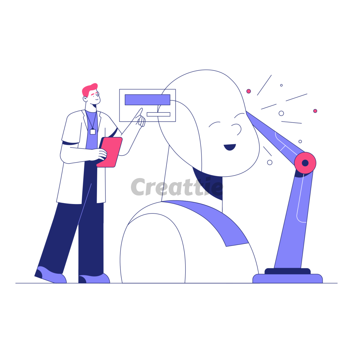 Download Machine Learning Illustration in SVG & PNG