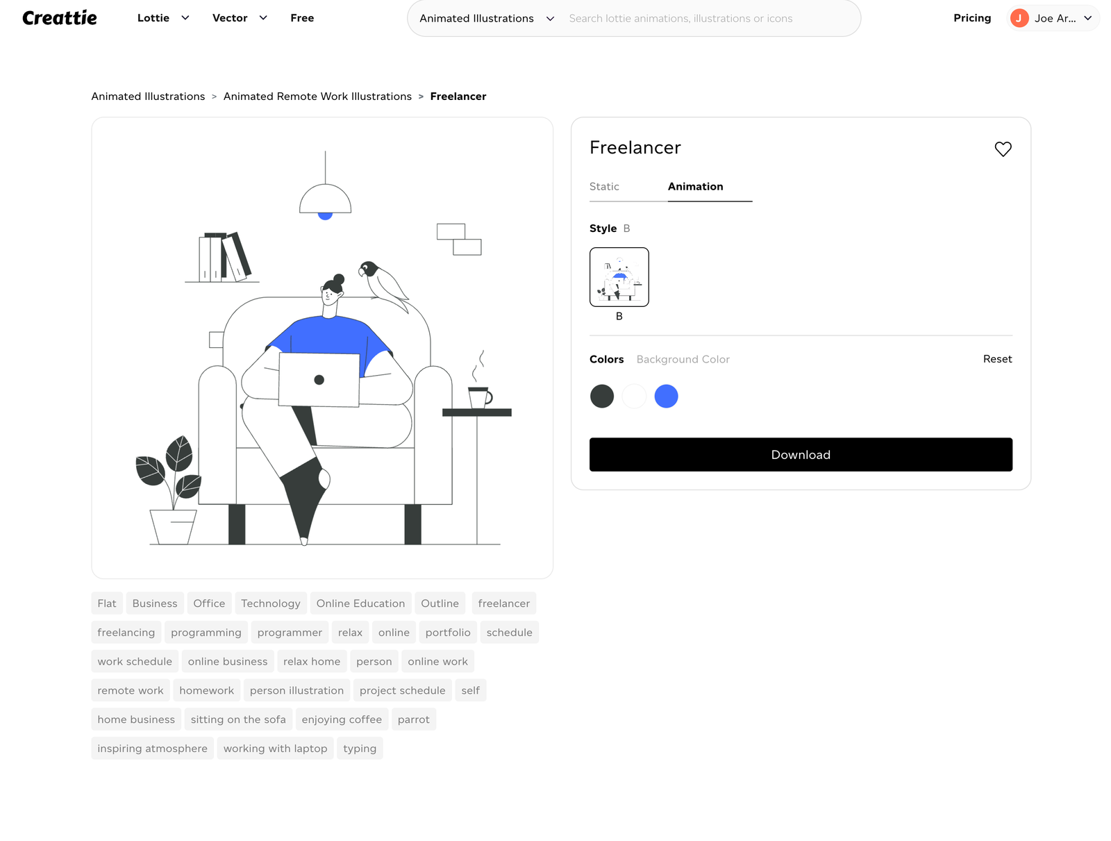 Discord Logo Animated Icon download in JSON, LOTTIE or MP4 format