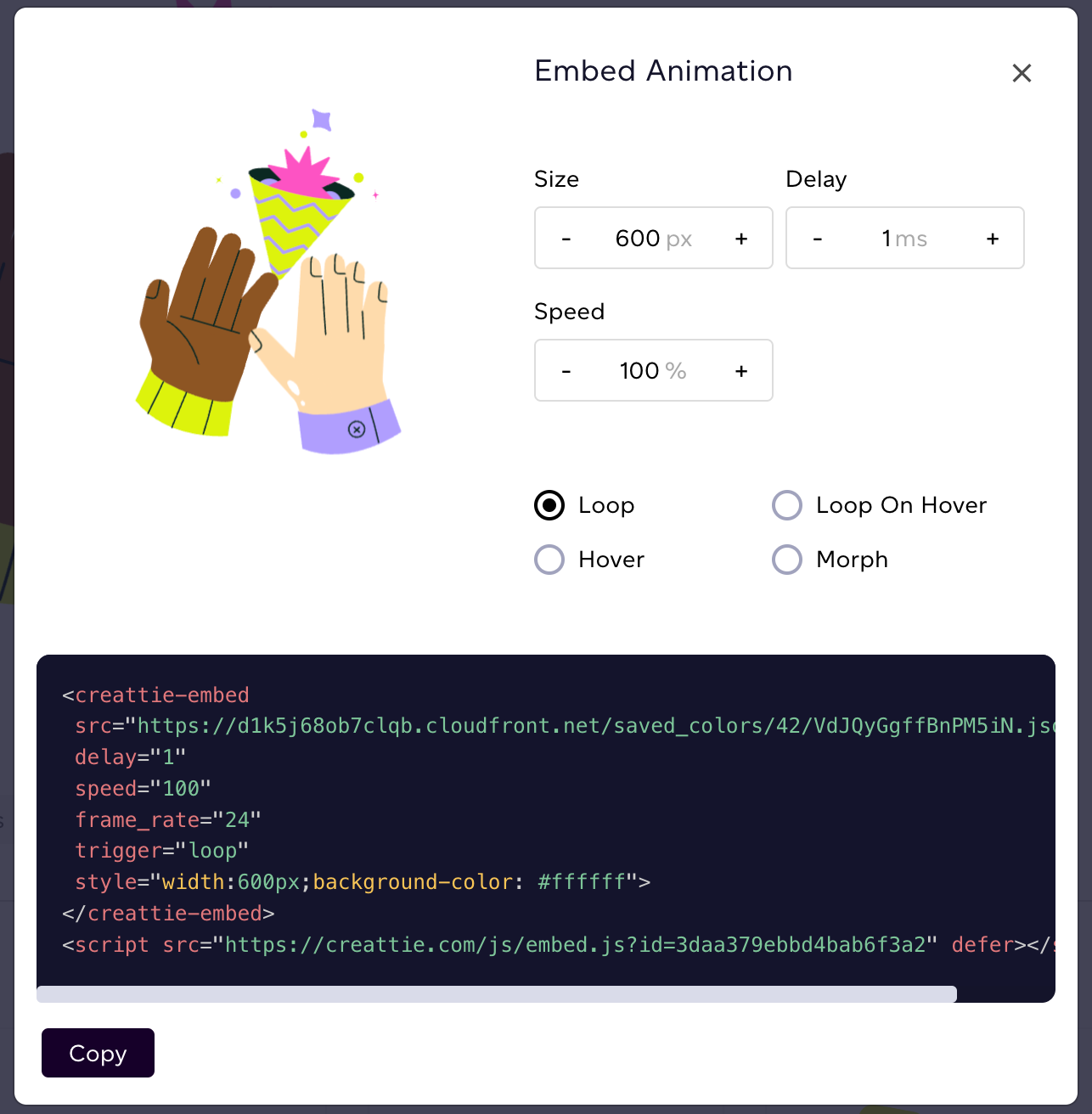 Add Lottie Animations to Webflow step6