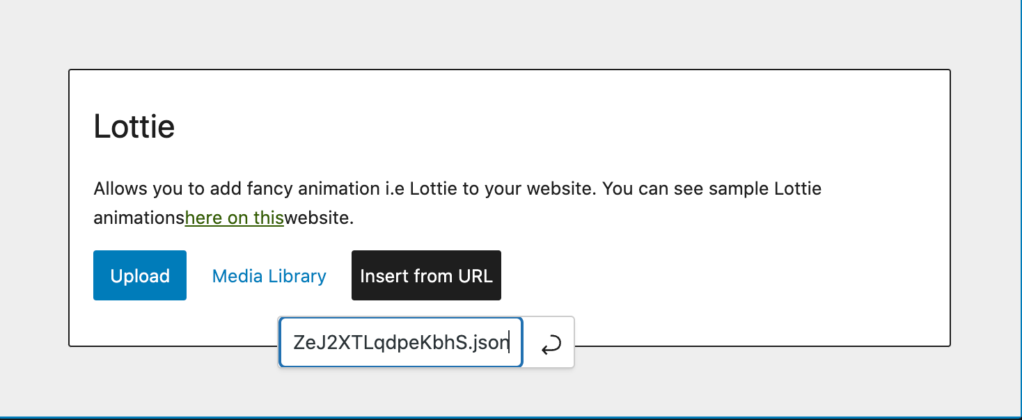 How to Add a Lottie Animation in Spectra Page Builder