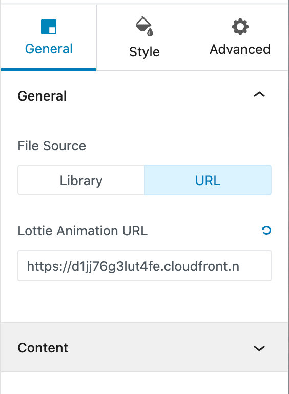 How to Add a Lottie Animation in Spectra Page Builder