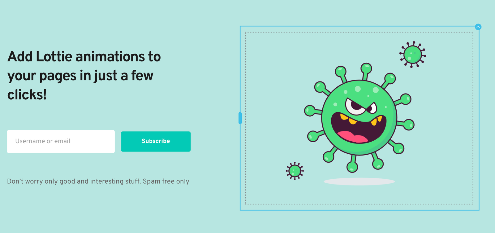How to Use Lottie with Brizy Page Builder
